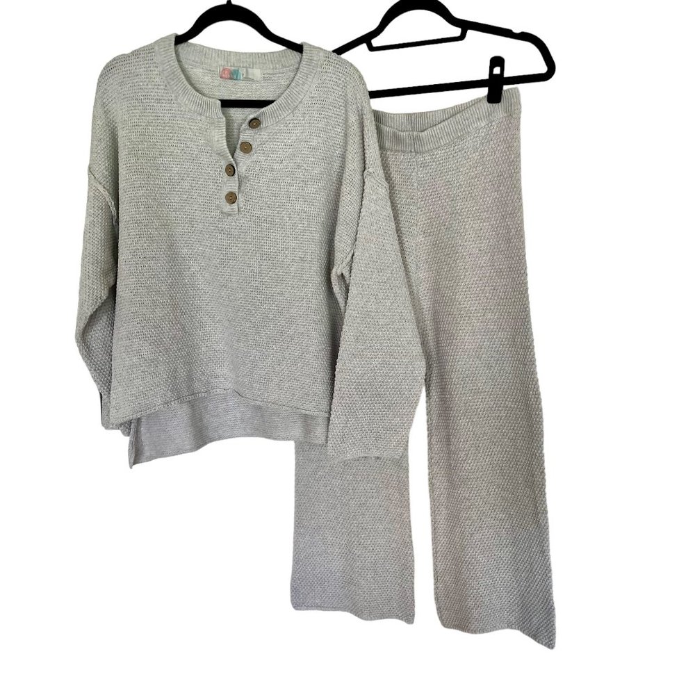 FREE PEOPLE HAILEE SET - IVORY HEATHER - SIZE S